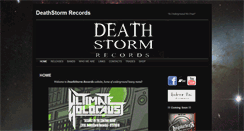 Desktop Screenshot of dstormrecords.com